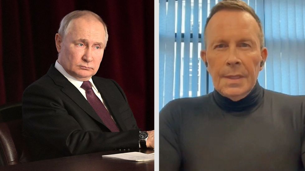 Vladimir Putin and Will Geddes