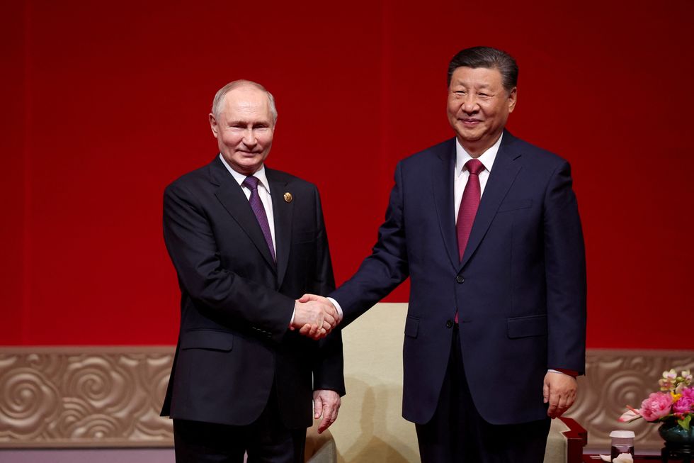 Vladimir Putin and Xi Jinping