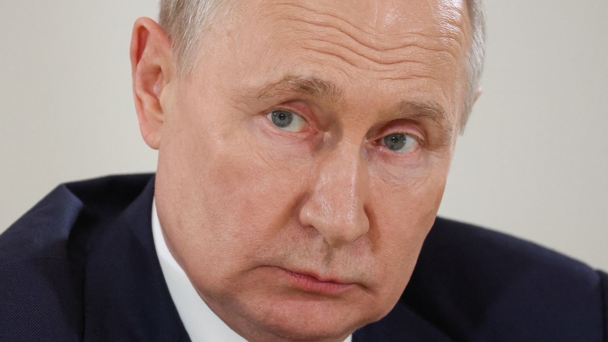 Vladimir Putin attends a press conference following the Russia-Africa summit in Saint Petersburg, Russia