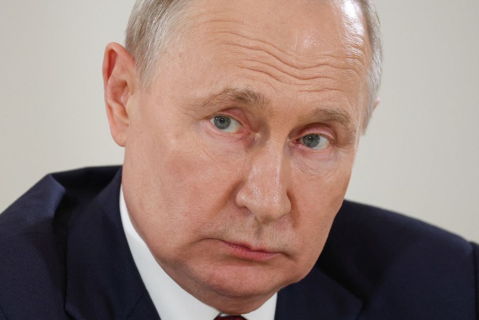 Vladimir Putin attends a press conference following the Russia-Africa summit in Saint Petersburg, Russia