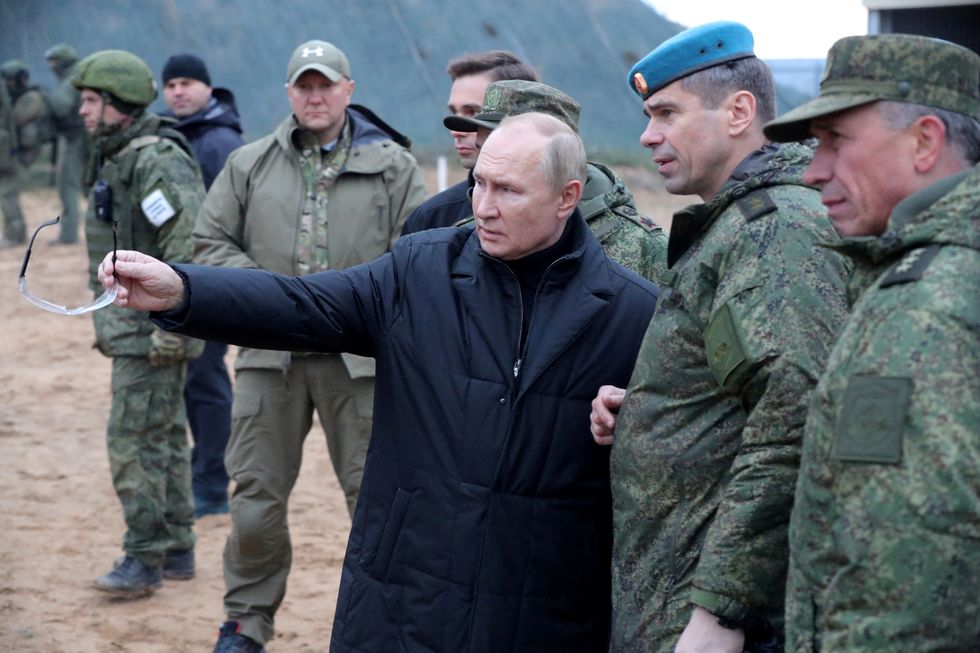 Vladimir Putin has been travelling in an £11million specially designed armoured train across Russia.