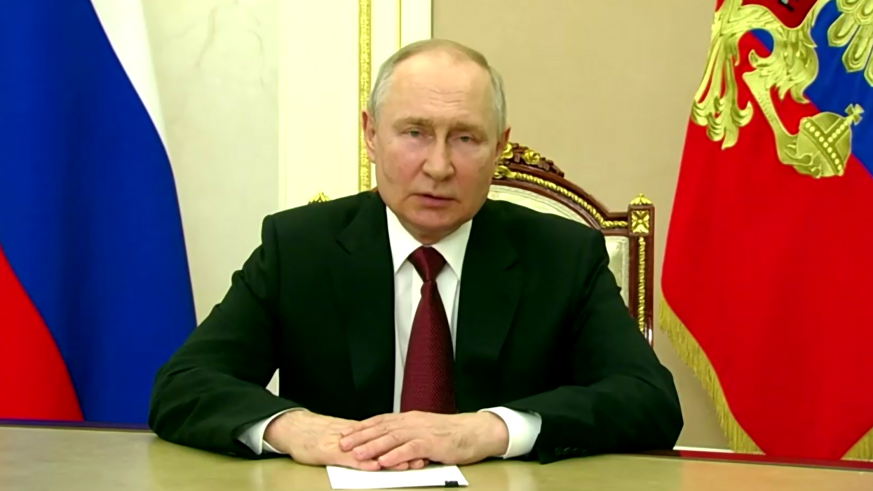 Vladimir Putin in his first video statement since the Wagner Group's attempted mutiny
