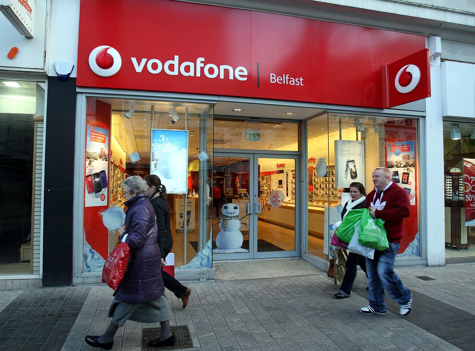 Vodafone store in Belfast