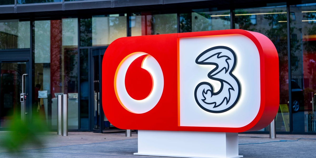 NextImg:Vodafone and Three complete £15bn mega-merger, toppling EE and Virgin Media O2 as UK's biggest mobile network