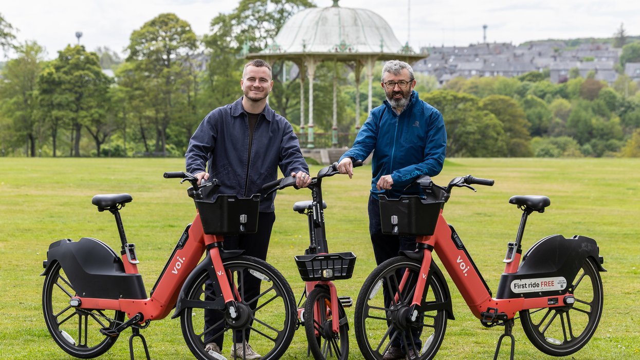 Voi electric bikes