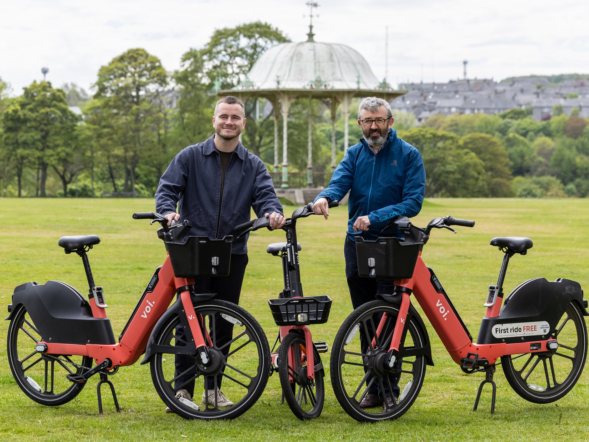 Voi electric bikes