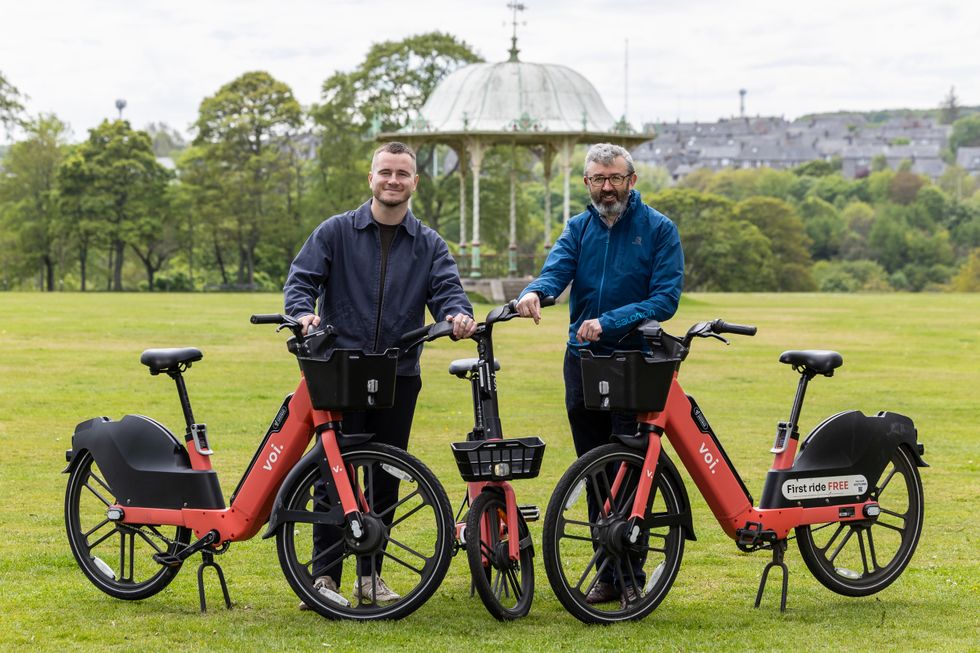 Voi electric bikes