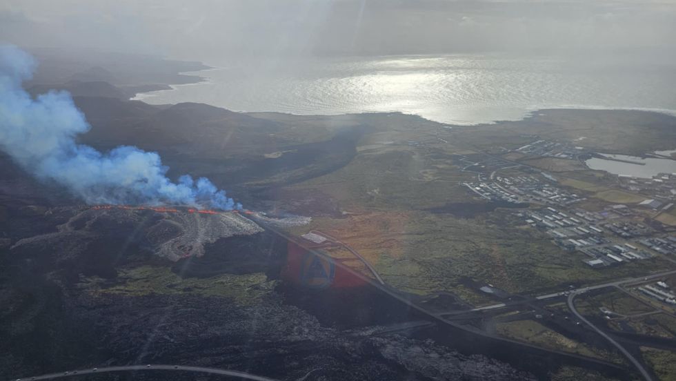 Volcanic eruption in Iceland
