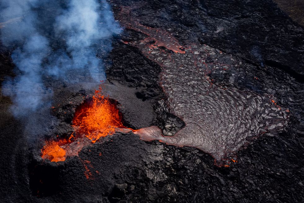 Volcano eruptions