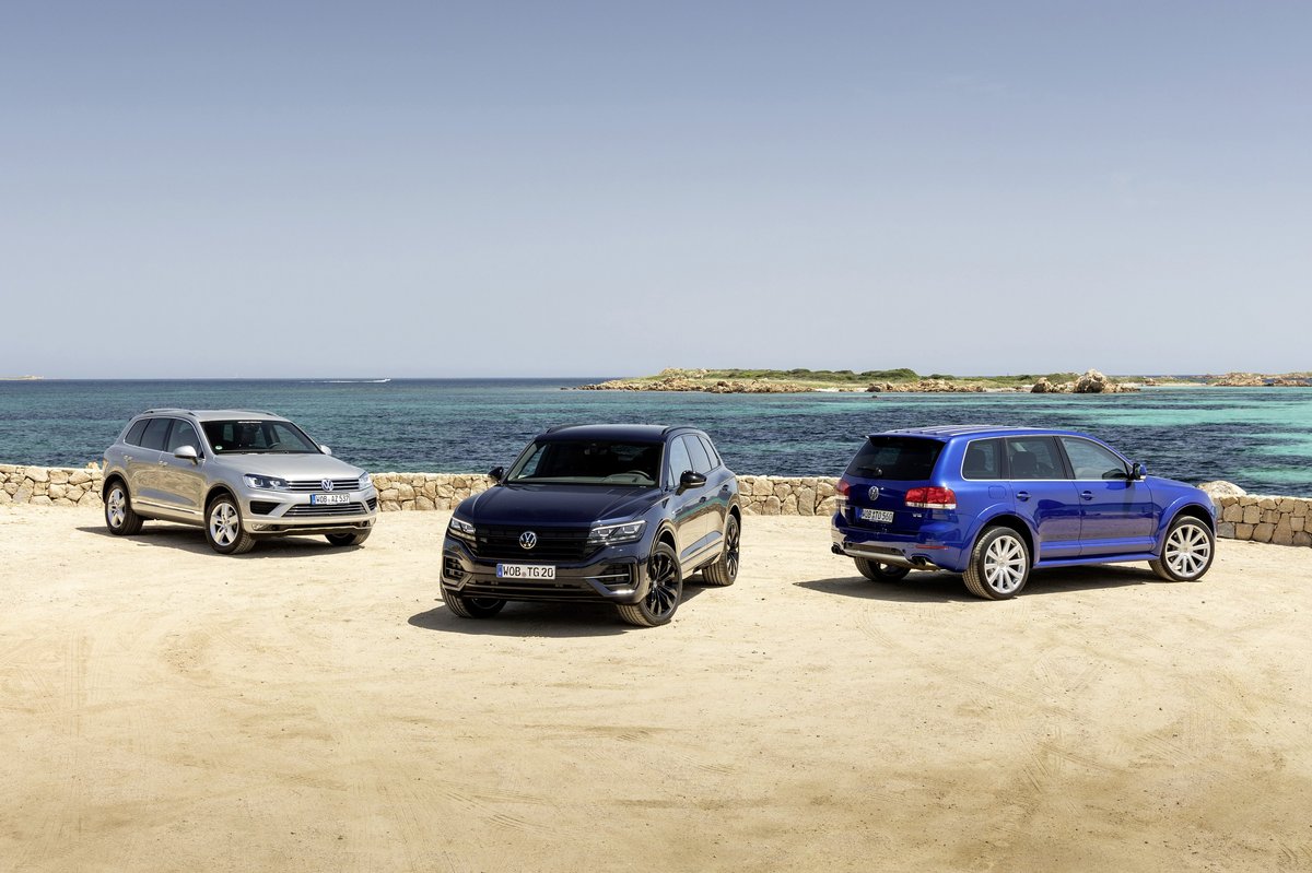 Volkswagen announced that it would be ending production of the combustion engine Touareg