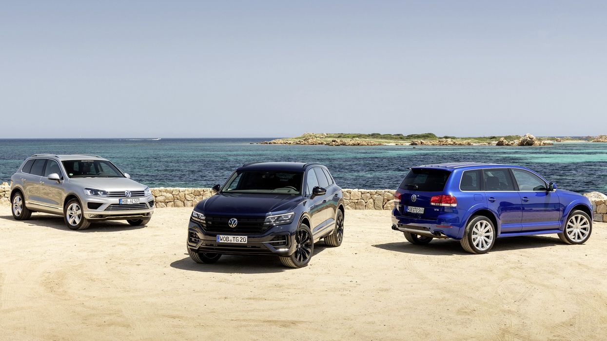 Volkswagen announced that it would be ending production of the combustion engine Touareg