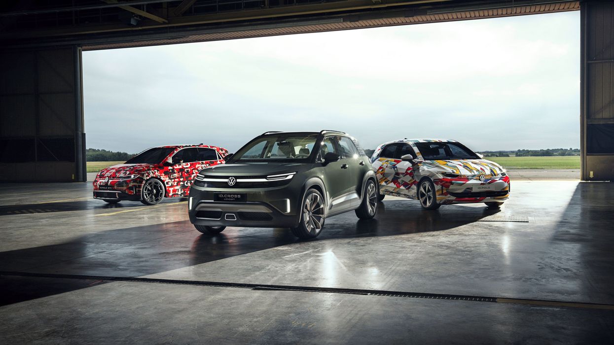 Volkswagen's range of new electric vehicles