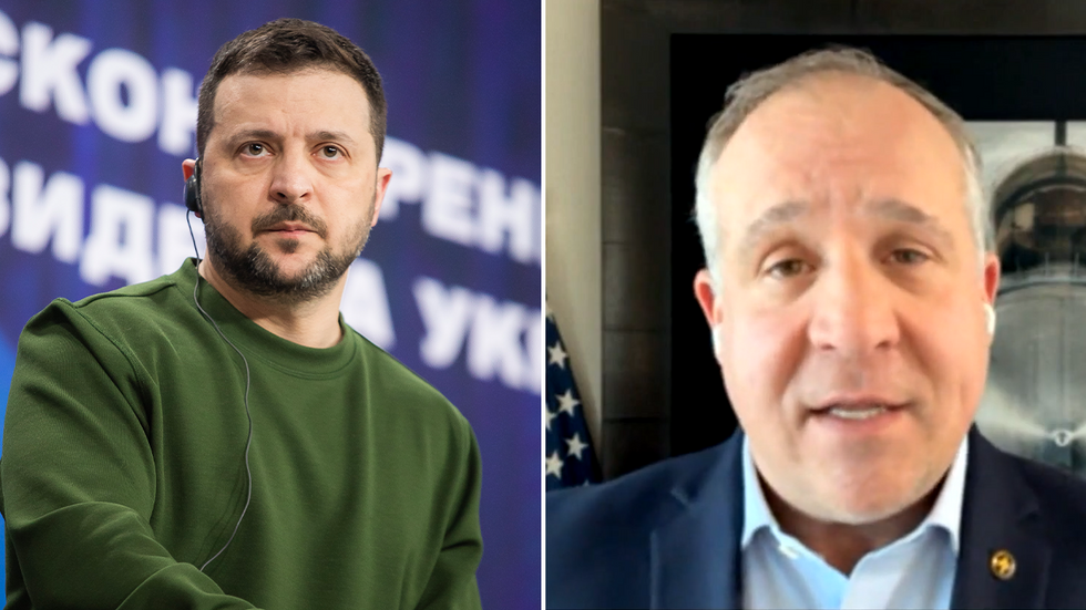 Volodymyr Zelensky and Glenn Ignazio