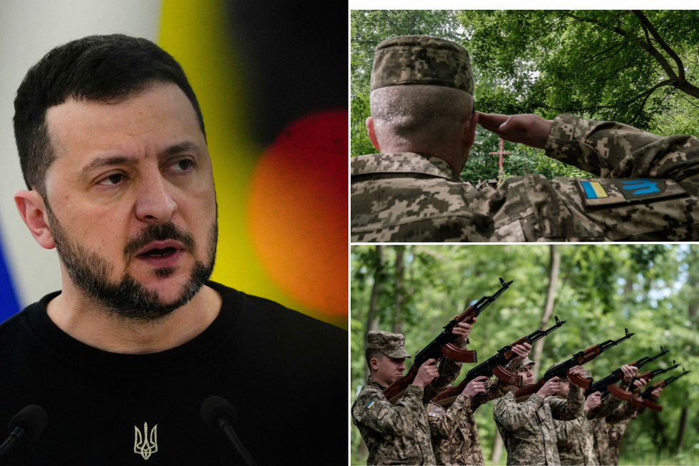 Volodymyr Zelensky/Ukrainian army