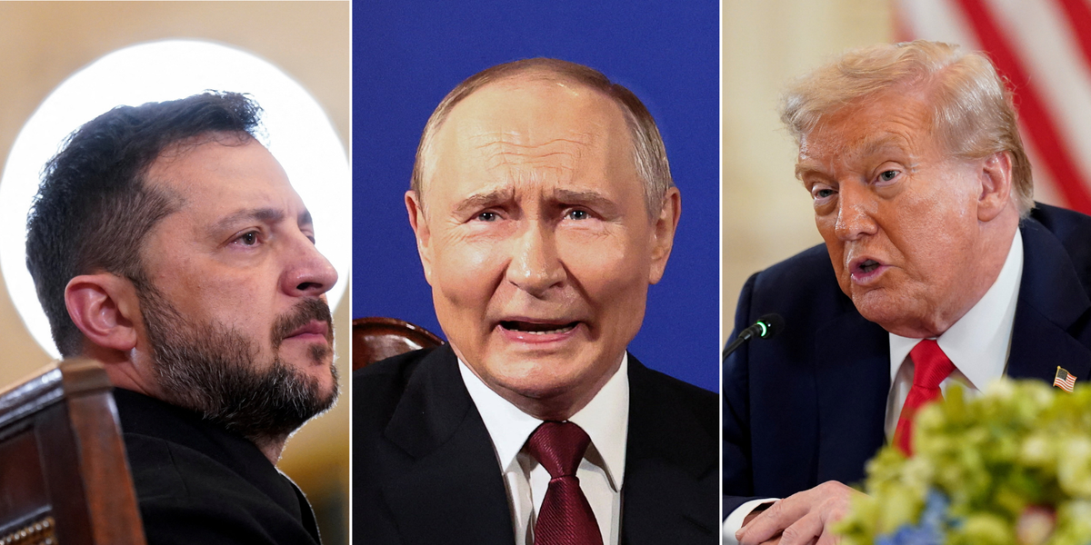 NextImg:Donald Trump announces arrangements for meeting between Vladimir Putin and Volodymyr Zelensky after 40-minute phone call with Russian President