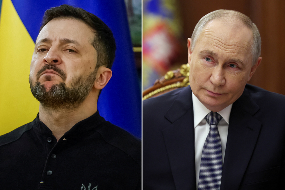 Volodymyr Zelensky; Vladimir Putin