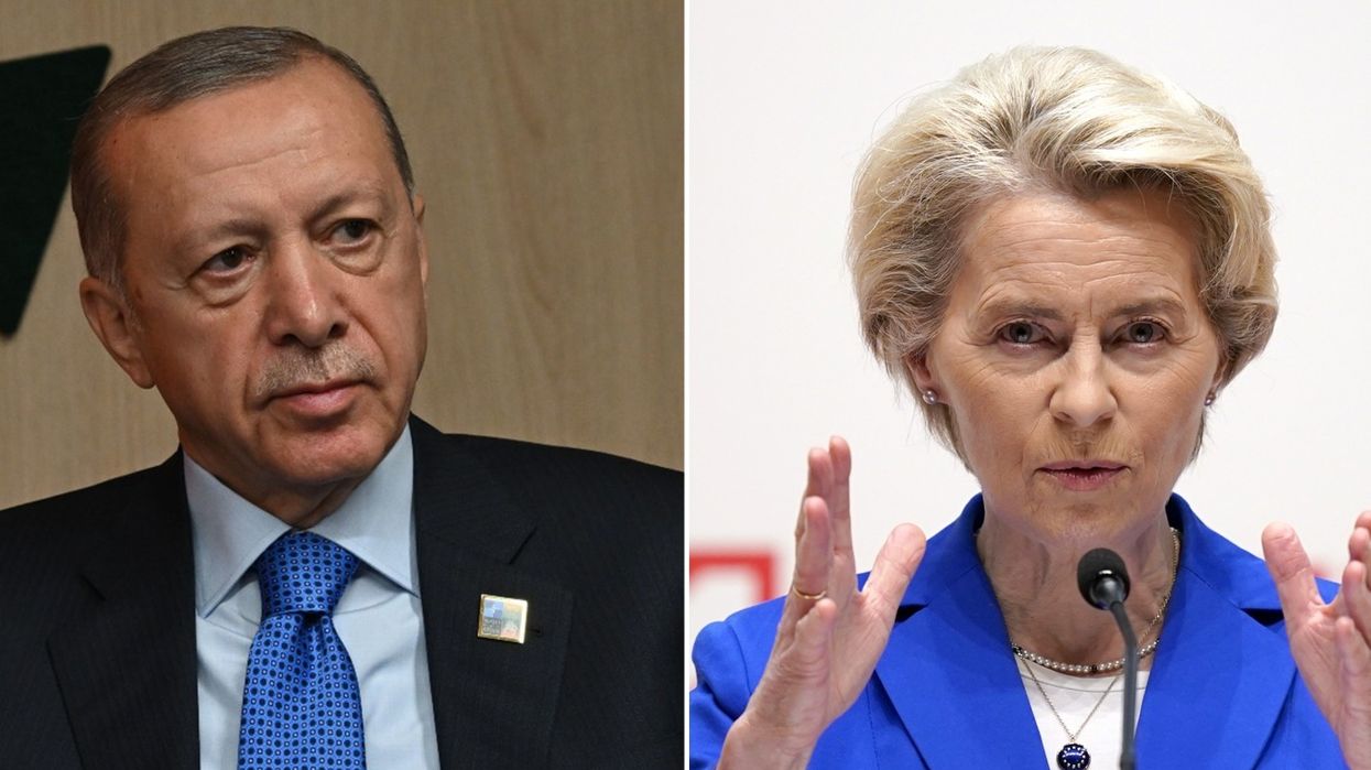 Von der Leyen and Erdogan