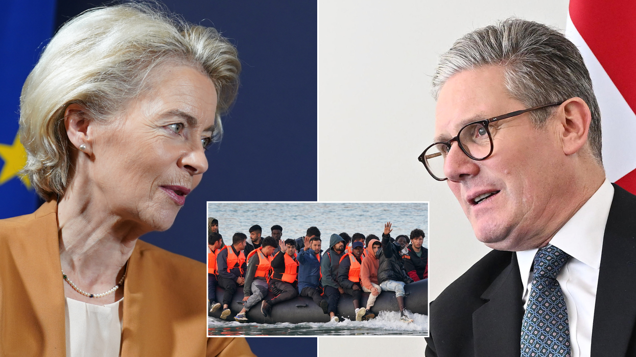 Von der Leyen/Starmer/migrants