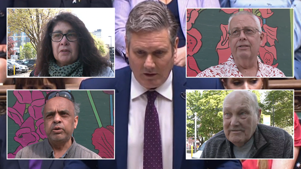 Voters speaking to GB News and Sir Keir Starmer
