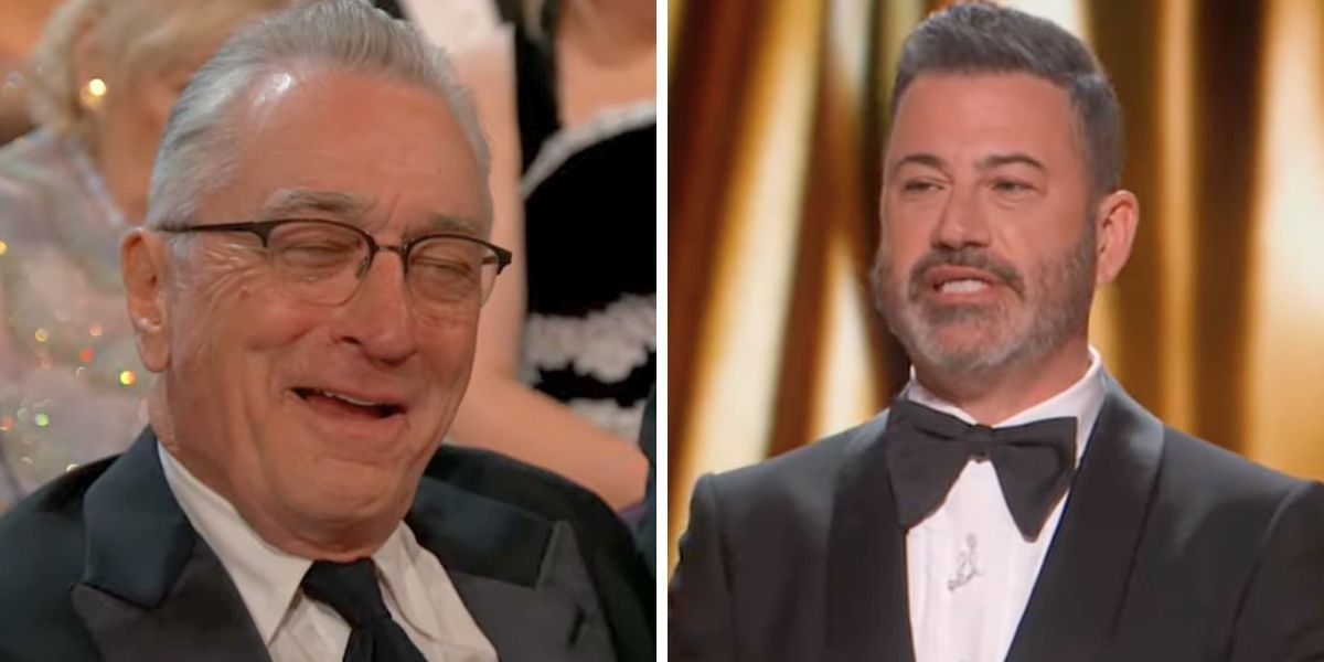 NextImg:Robert De Niro, 80, mocked over 35-year age gap with girlfriend in awkward Oscars monologue