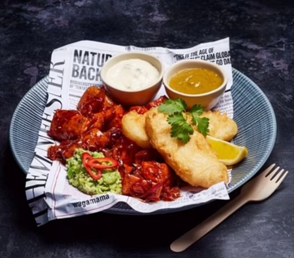 Wagamama's new vegan fish and chips Tempura F-ish is being sold for only one month.