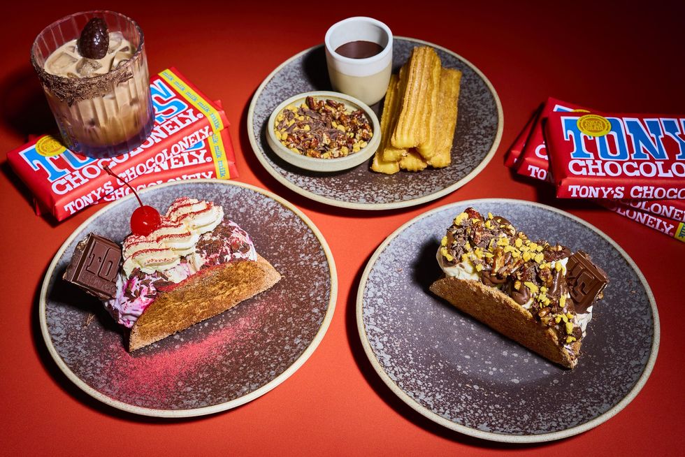 Wahaca Tony's Chocolonely menu items