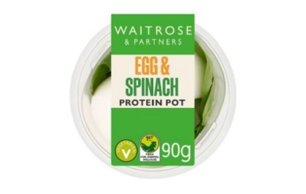 Waitrose and Partners Egg and Spinach Protein Pot