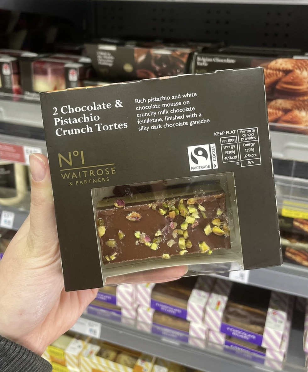 Waitrose Chocolate and Pistachio Crunch Tortes