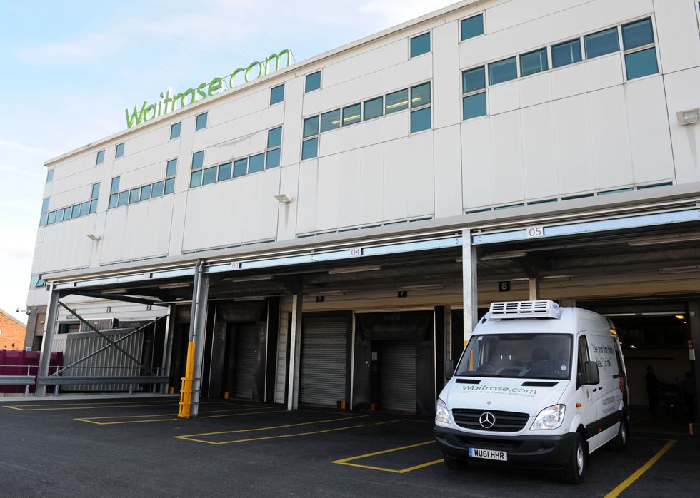 Waitrose online distribution centre in Acton, London