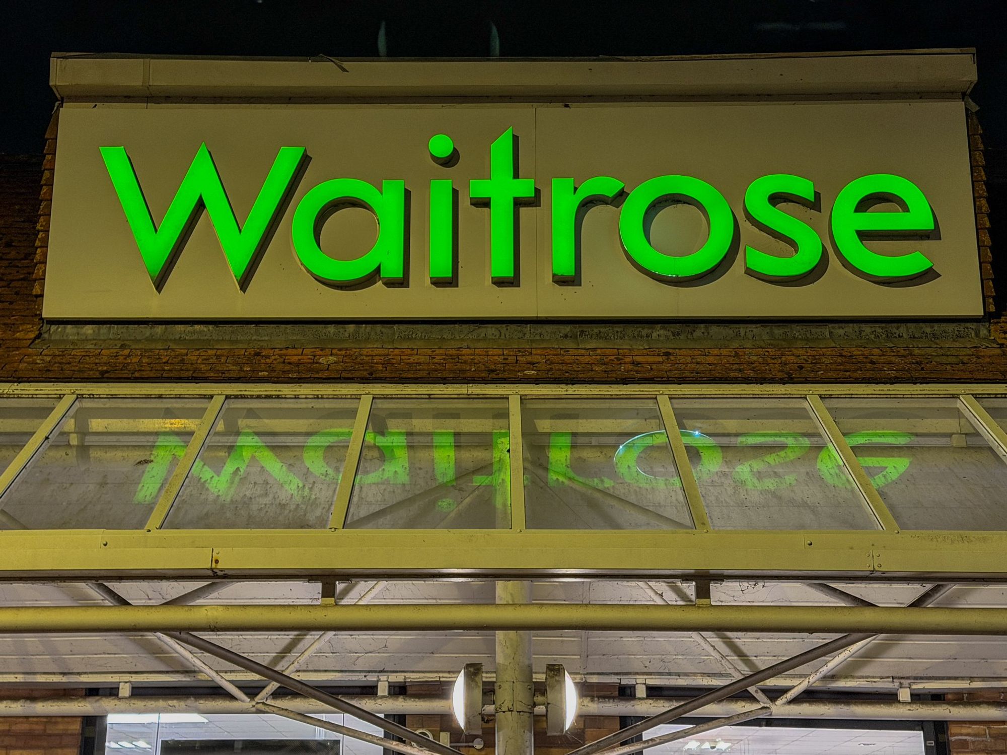 Waitrose shop front
