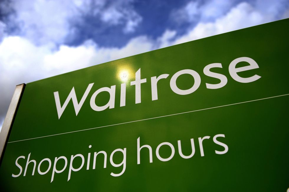 Waitrose shop sign
