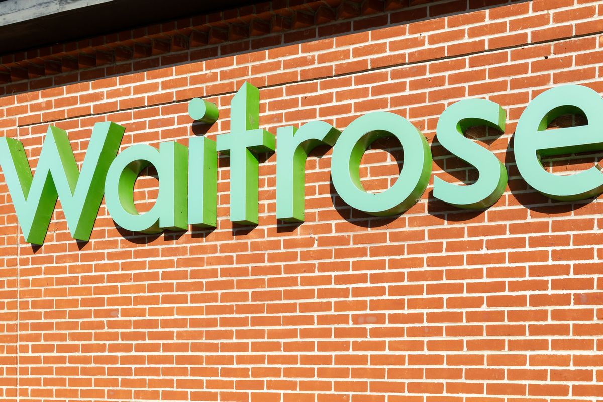 Waitrose shop sign