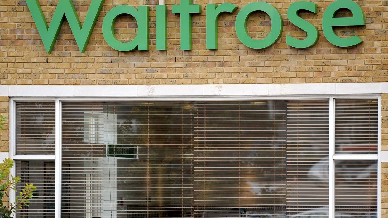 Waitrose sign outside store