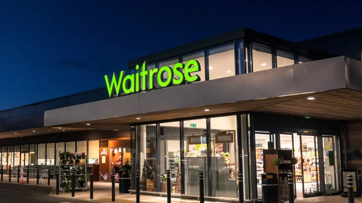Waitrose store at night