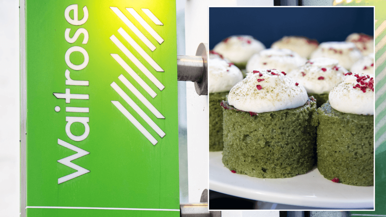 Waitrose store / Matcha & Raspberry Cake