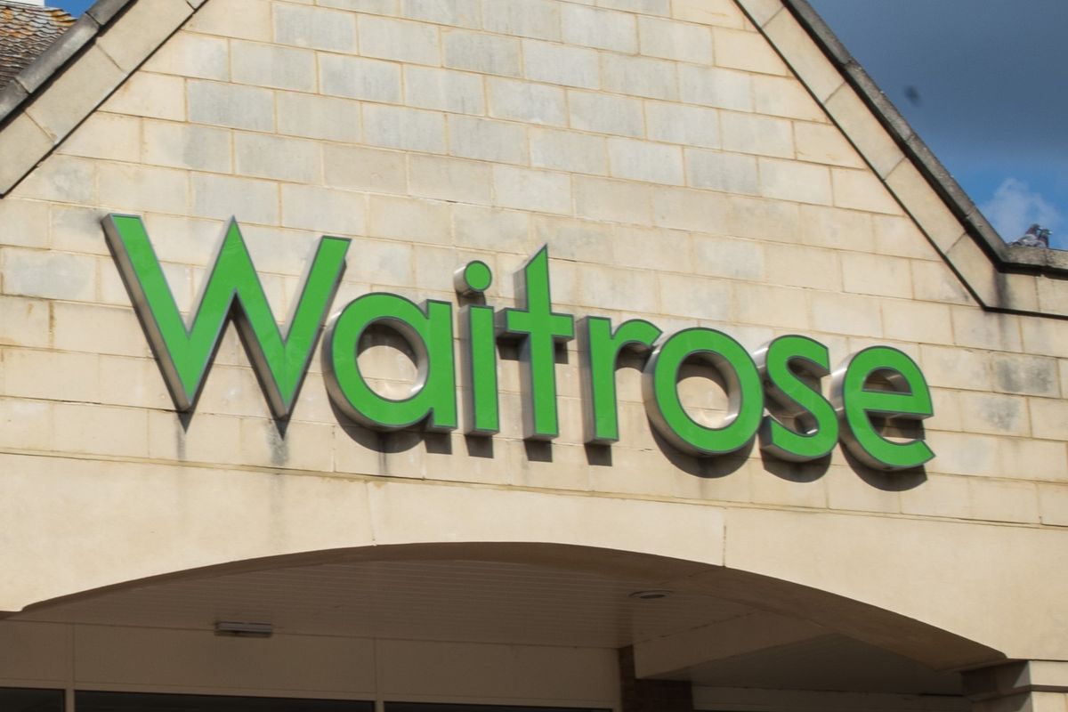Waitrose store sign
