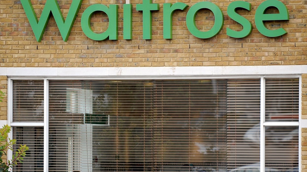 Waitrose store sign