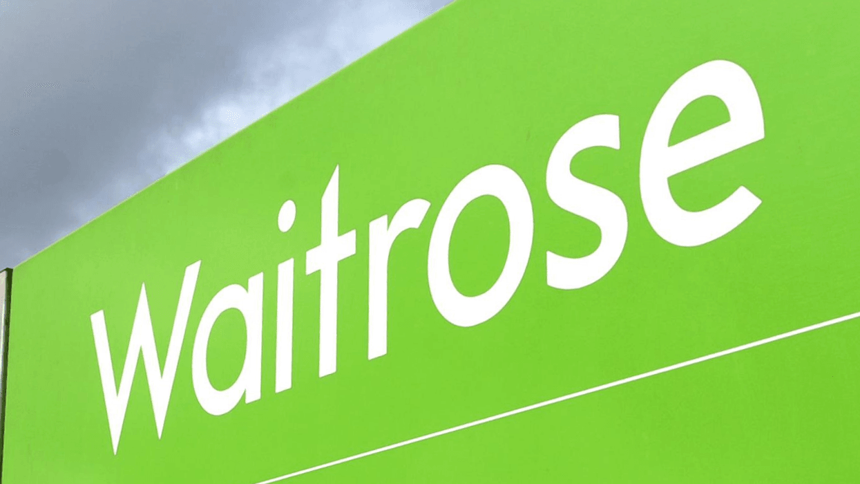 Waitrose store sign