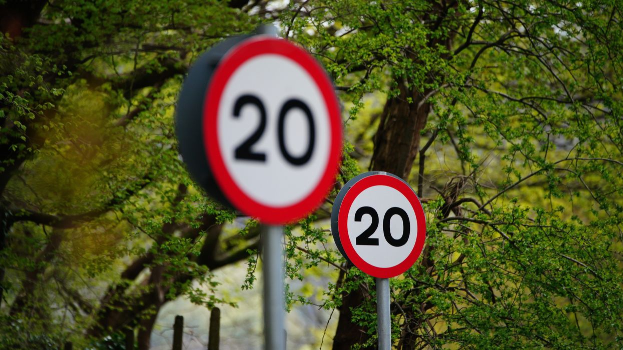 Wales 20mph speed limit road