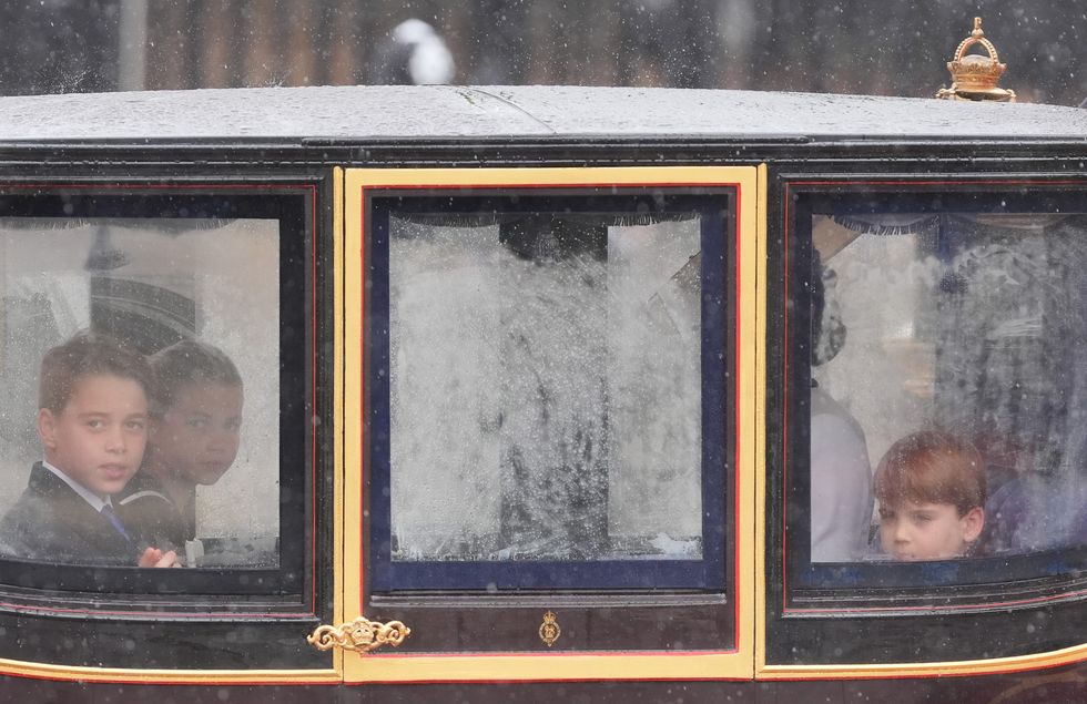 Wales children in a carriage