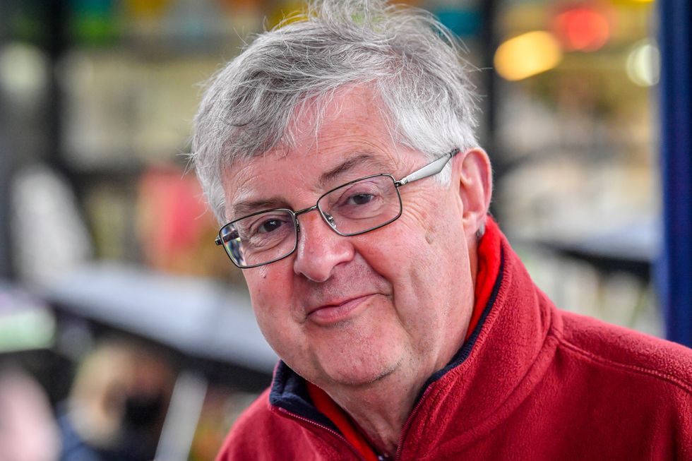 Wales First Minister Mark Drakeford in Porthcawl, Wales. Picture date: Saturday May 8, 2021.