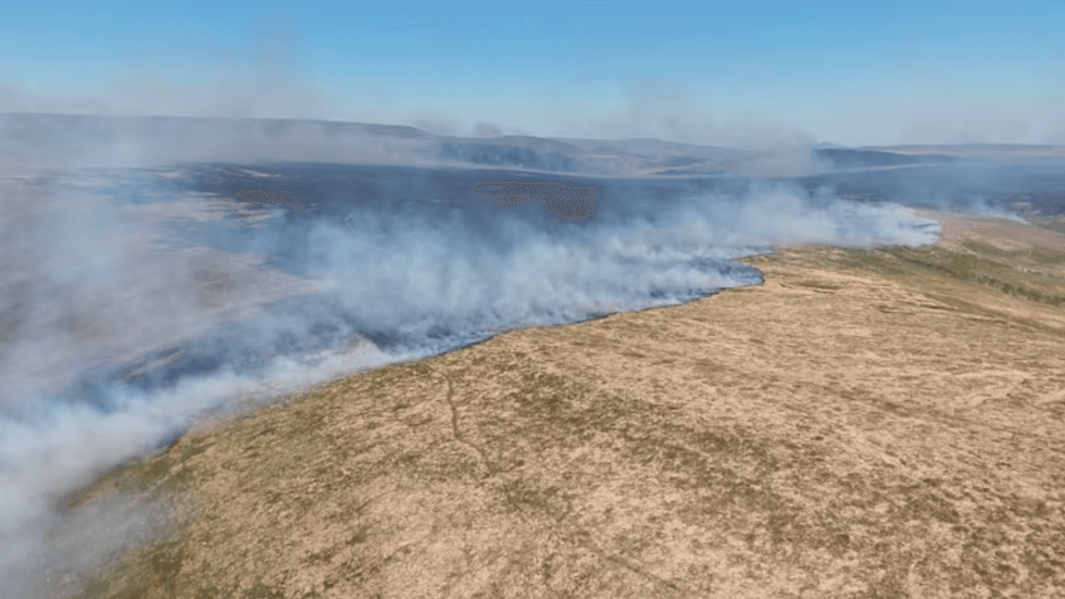 Wales wildfire