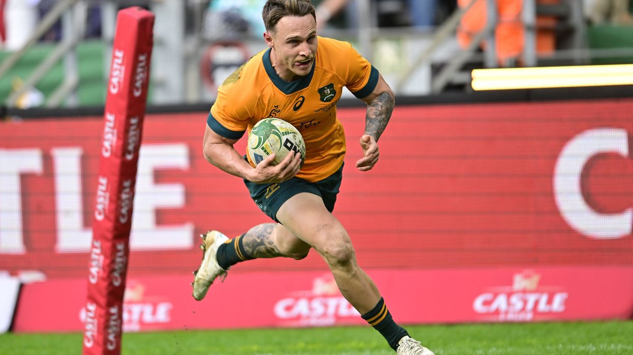 wallabies on the pitch in august 2025 Rugby Championship