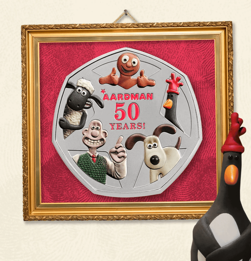 Wallace and Gromit coin