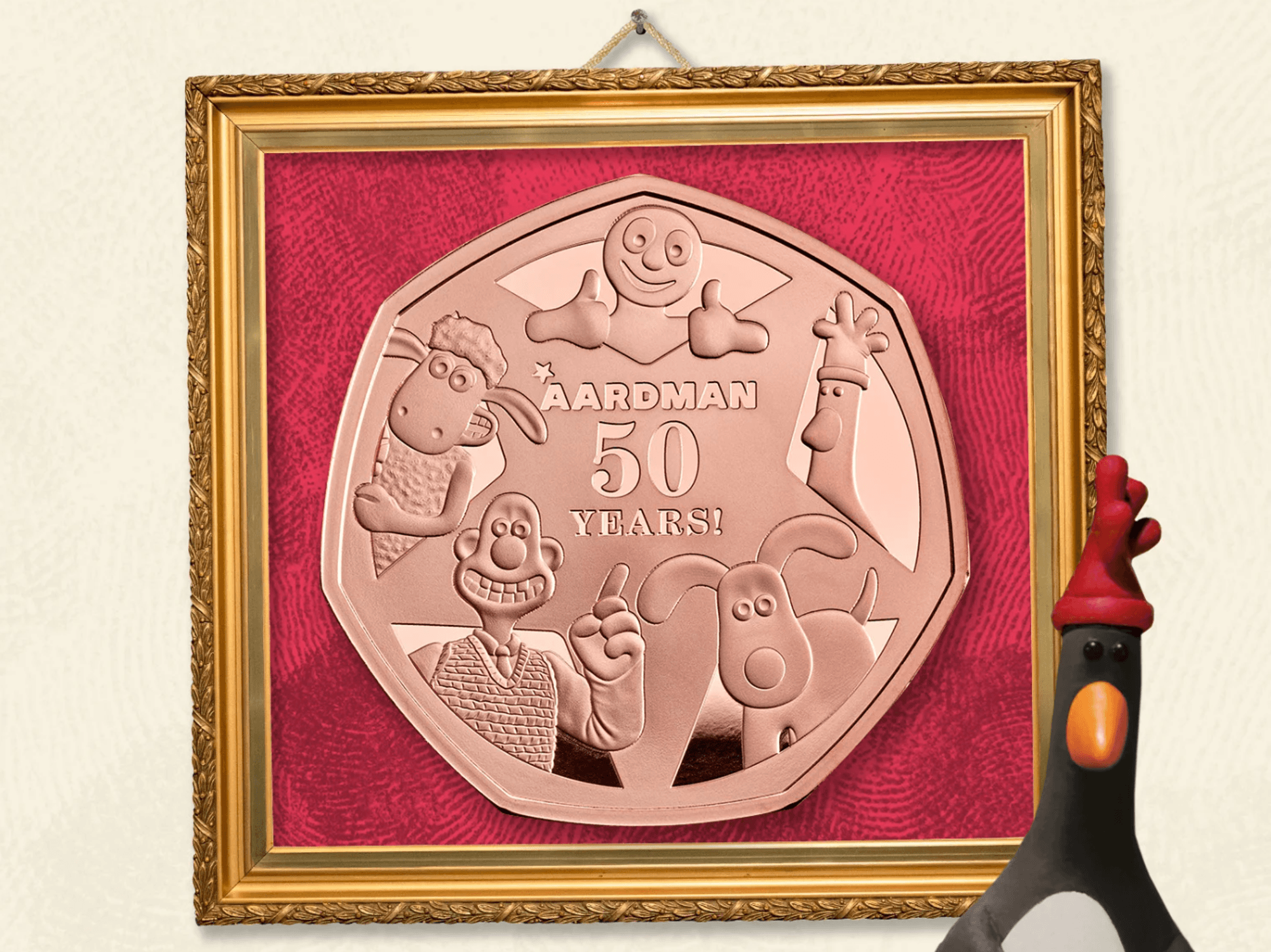 Wallace and Gromit coin