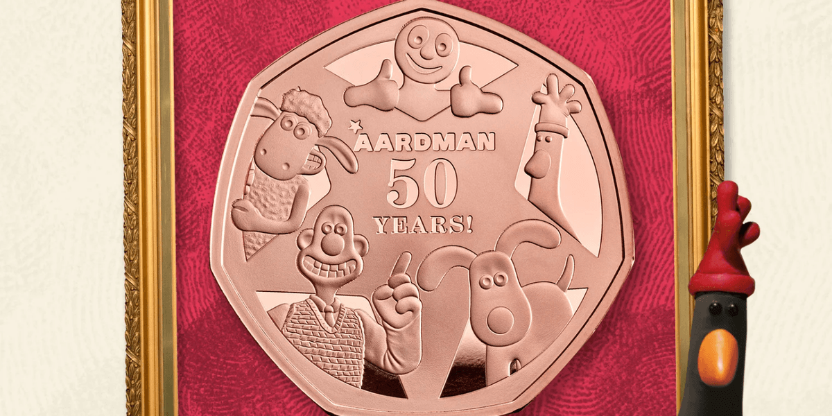 Wallace and Gromit 50p coin launched by Royal Mint to mark 50 years of Aardman Animations Wallace and Gromit 50p coin launched by Royal Mint to mark 50 years of Aardman Animations