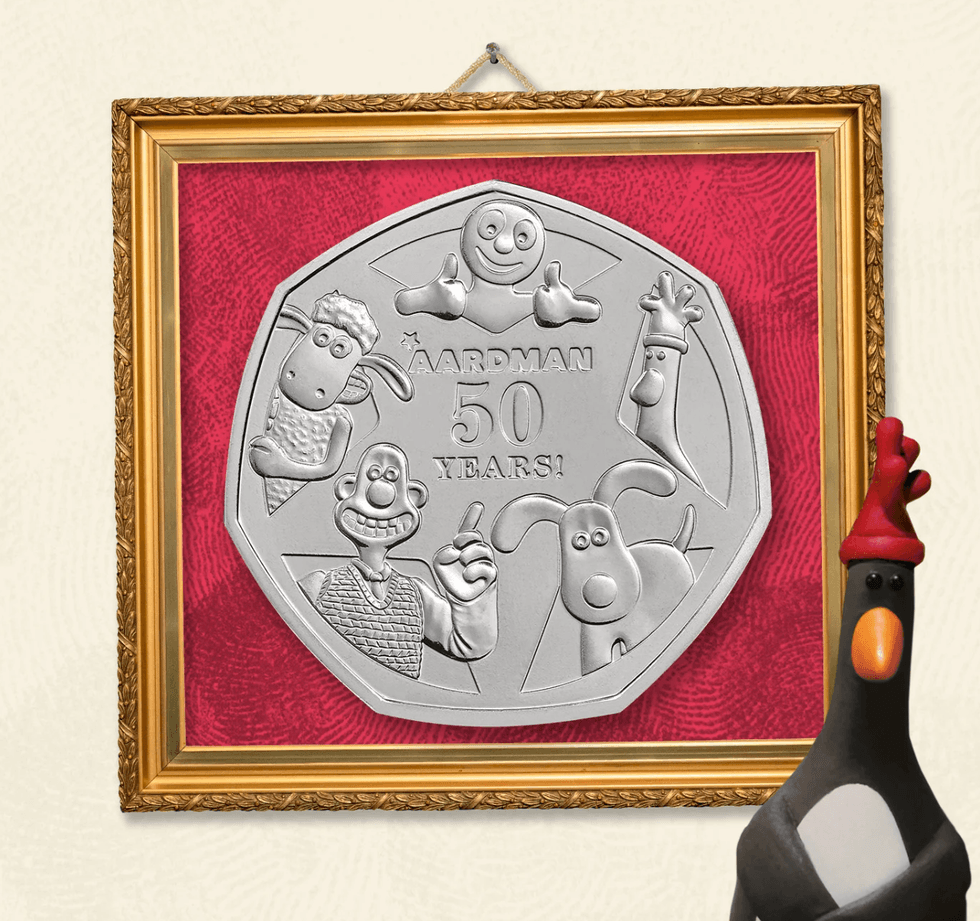 Wallace and Gromit coin