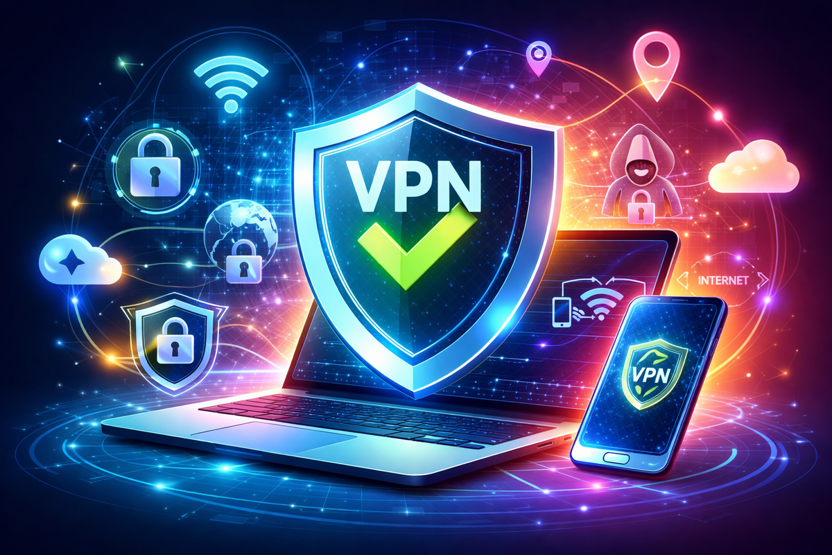 Am I using a VPN? Check if you've enabled a VPN on your device