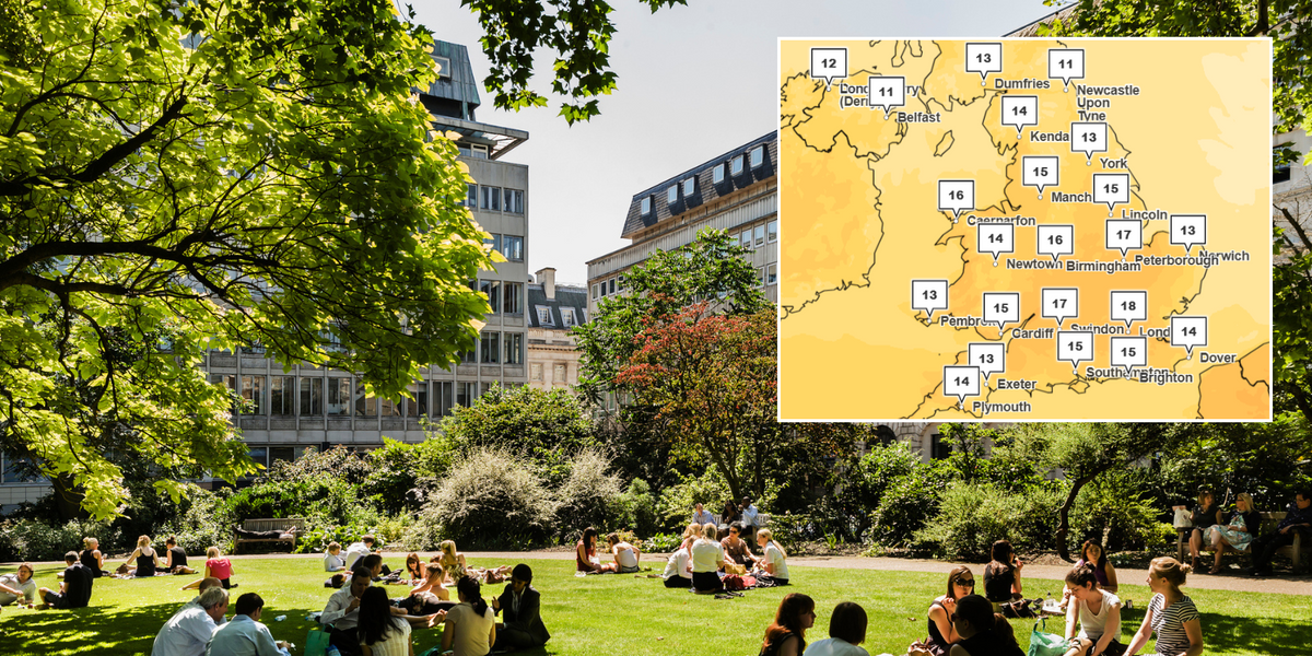 NextImg:UK weather: Temperatures to soar to 18C as 'warm air' sweeps across Britain after cold snap