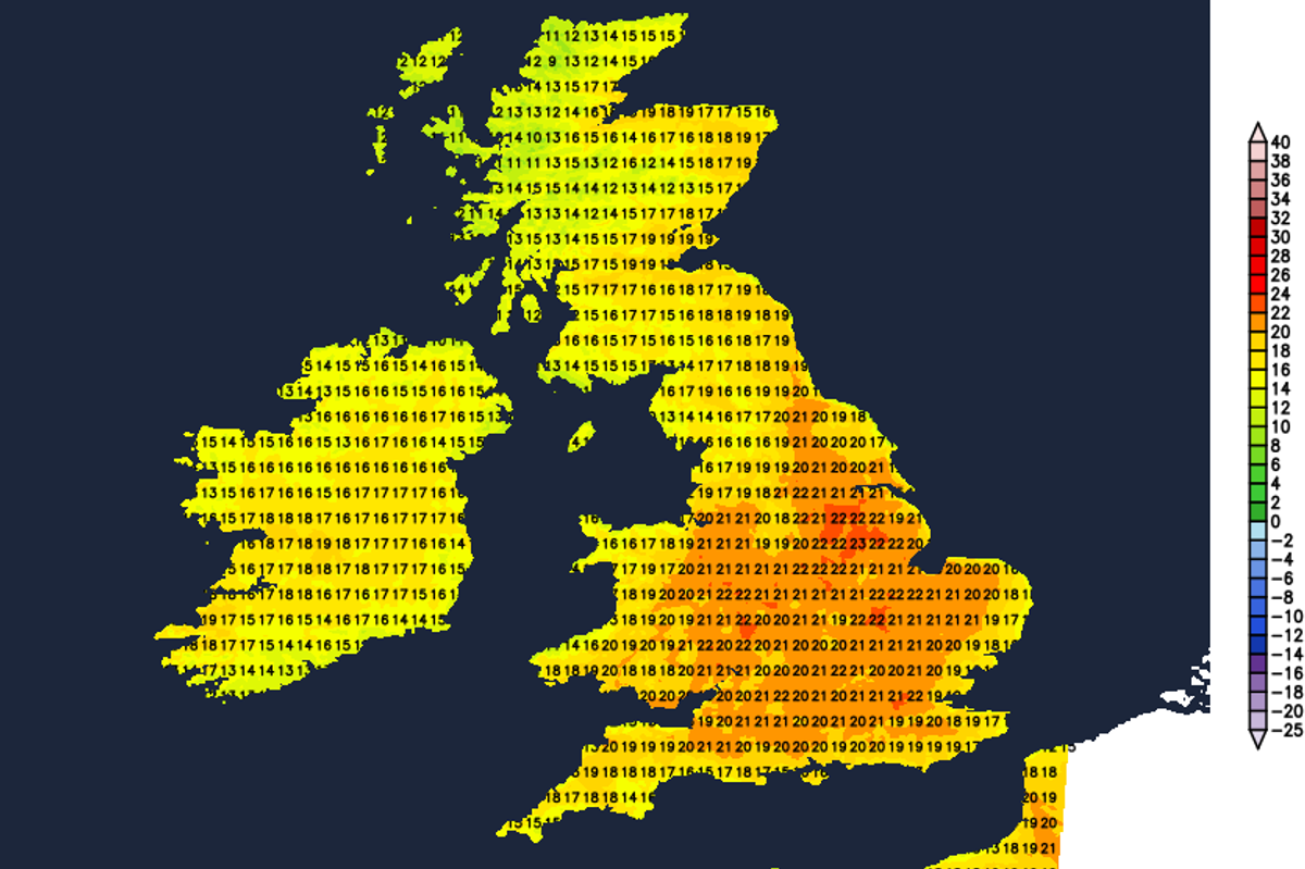 UK hot weather: Temperatures to hit 25C with Britain set for lengthy blast of sunshine